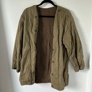 Urban Outfitters - Vintage Czech Buttoned Parka Liner Jacket